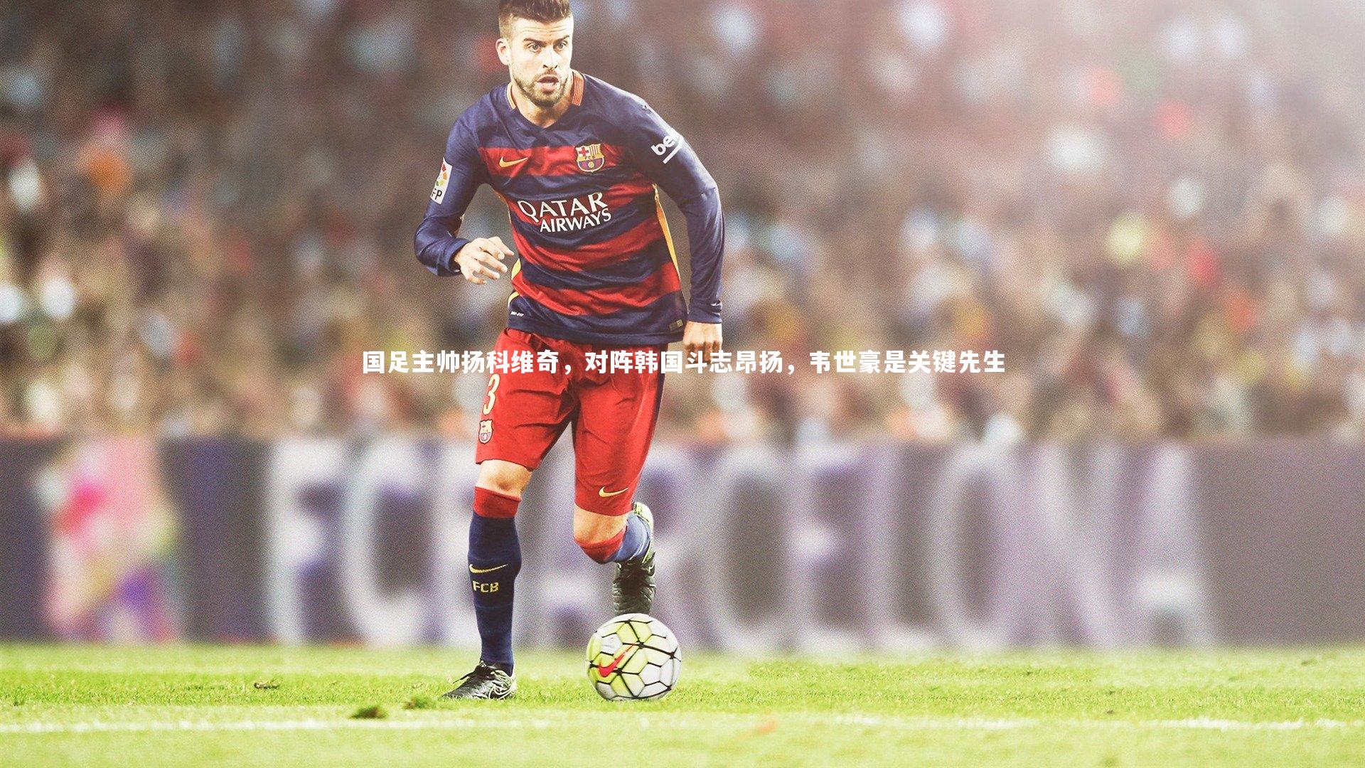 国足主帅扬科维奇,对阵韩国斗志昂扬,韦世豪是关键先生